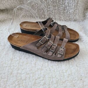 Naot 4 buckle Straps Slide Sandals‎ size 11